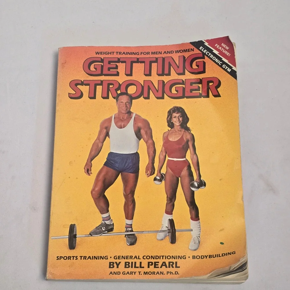 Bill Pearl Getting Stronger Weight‎ Training Bodybuilding Book ISBN 0679732691